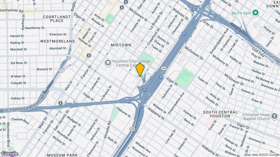 1719 Holman St Map and Location Details