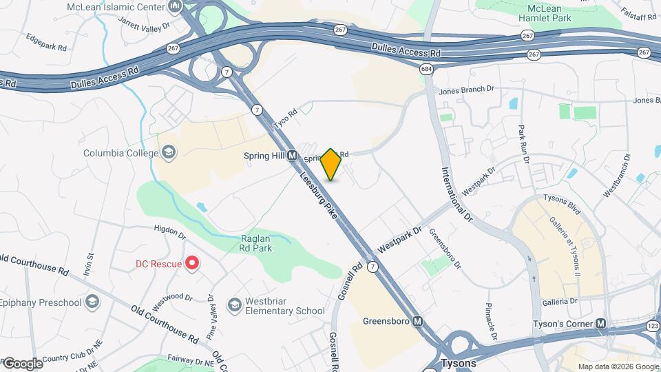 8516 Leesburg Pike Map and Location Details