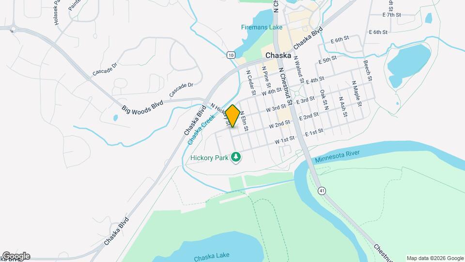 206 N Hickory St Mapa y Detalles de la Ubicación