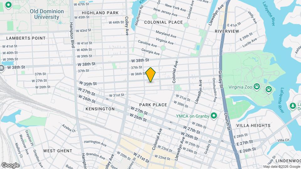630 W 34th St Mapa y Detalles de la Ubicación