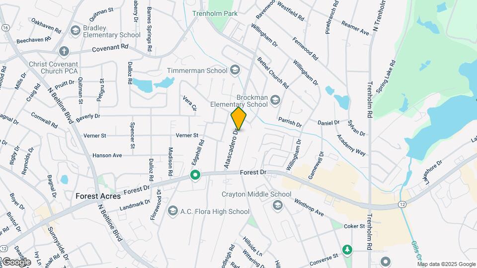 1810 Atascadero Dr Map and Location Details