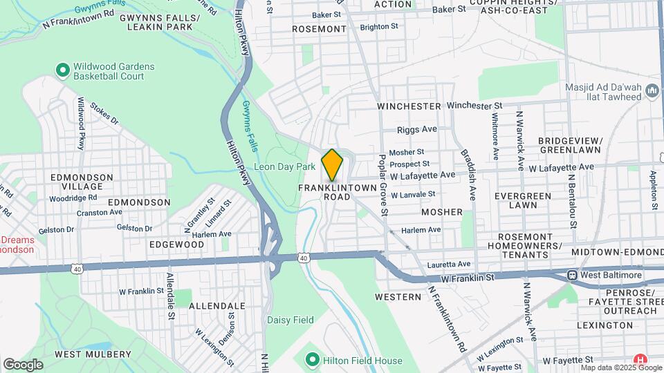 906 N Rosedale St Map and Location Details