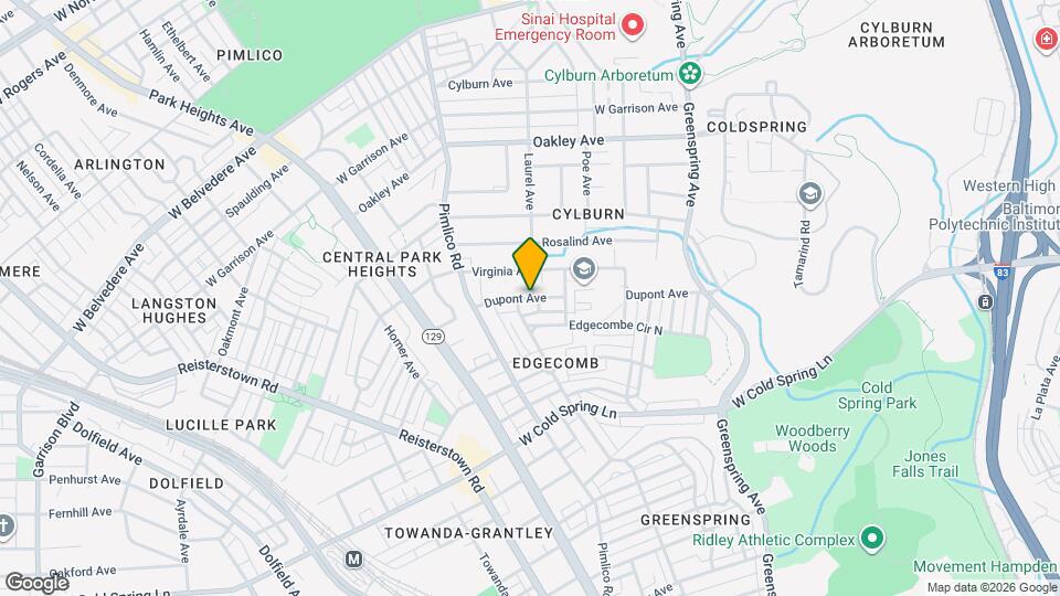 301X Dupont Ave Map and Location Details