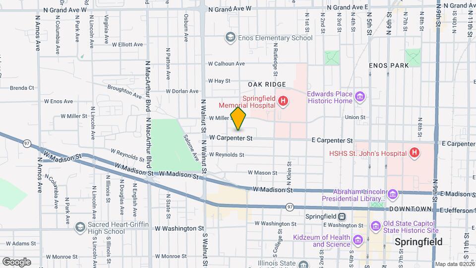 445 W Carpenter St, Unit 1 Map and Location Details