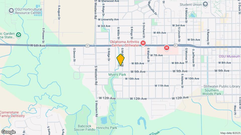 814 S McFarland St Map and Location Details