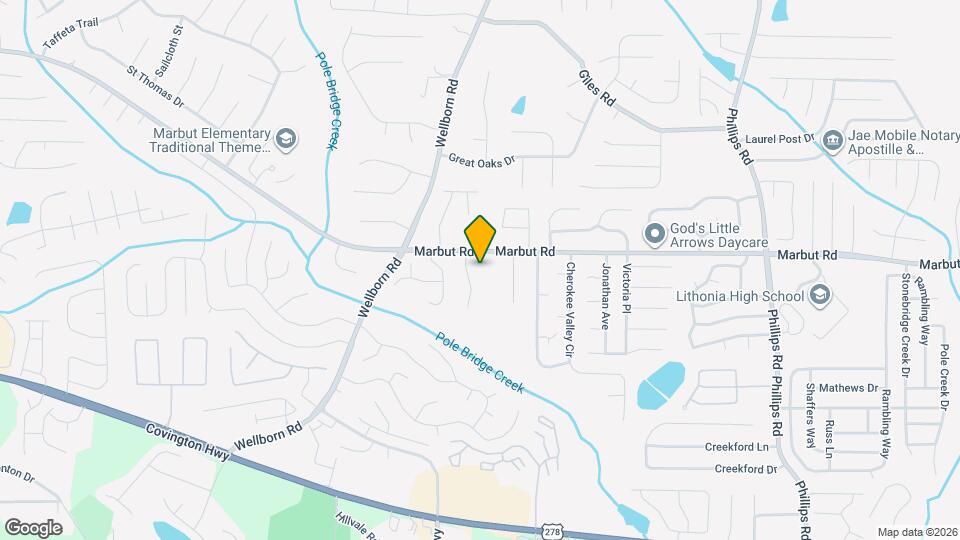 2130 Tiffany Trail Map and Location Details