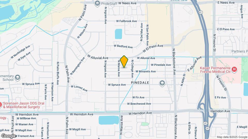 364 W Minarets Ave Map and Location Details