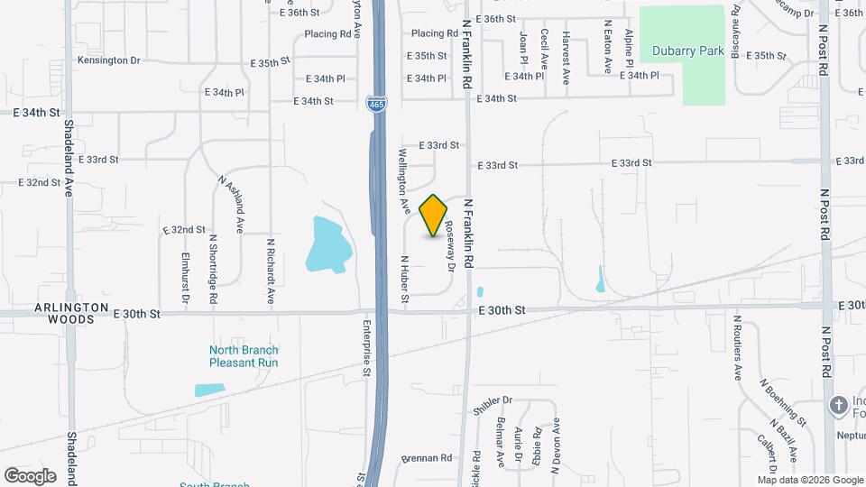 7903 Roseway Ct Map and Location Details