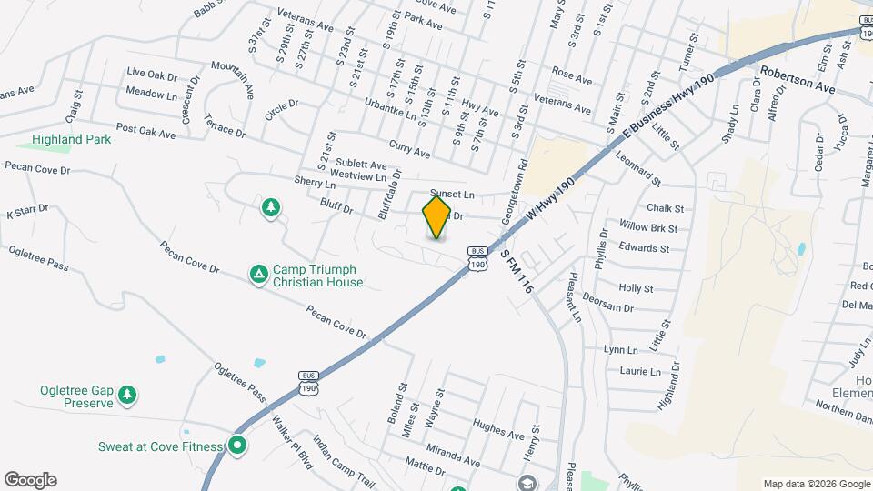 205 Horseshoe Dr Map and Location Details