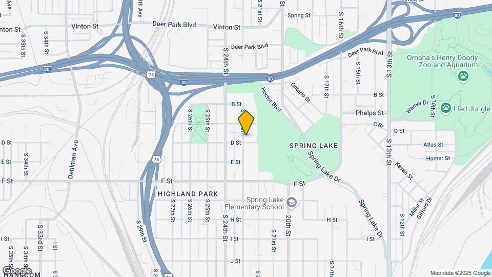 3833 S 23rd St Map and Location Details