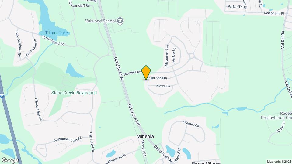 4585 San Saba Dr Map and Location Details