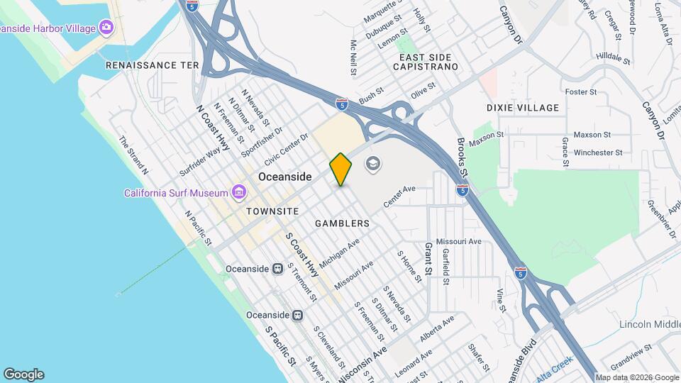 905 Seagaze Dr, Unit A Map and Location Details