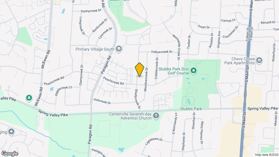 8774 Shadycreek Dr Map and Location Details