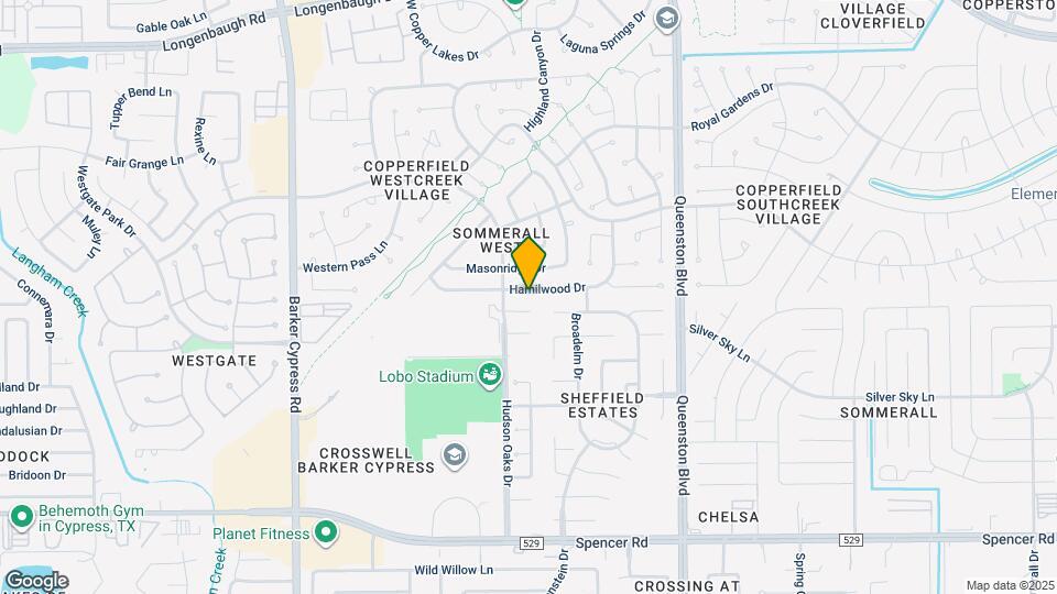 17415 Hamilwood Dr Map and Location Details