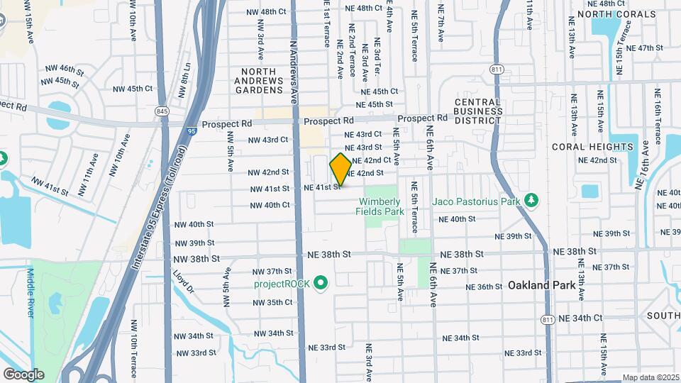 220 NE 41st St Map and Location Details