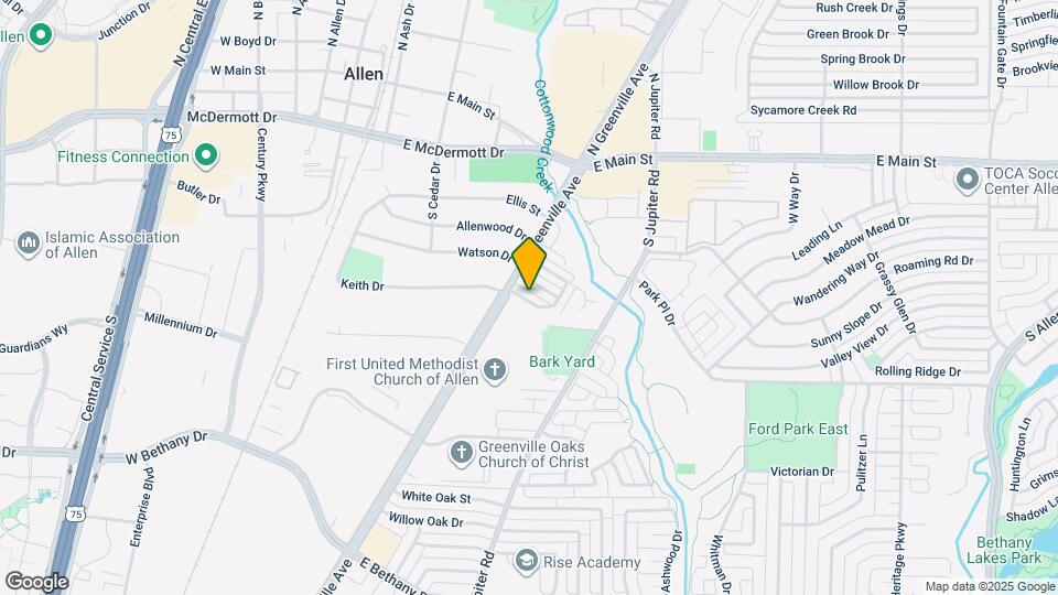 511 Post Oak Ln Map and Location Details