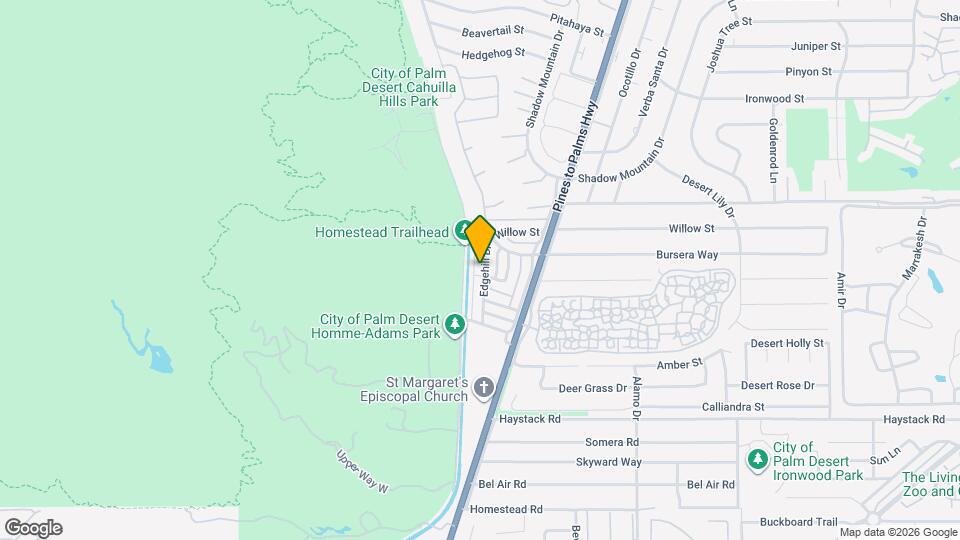 72564 Edgehill Dr, Unit 1 Map and Location Details