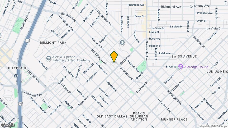 1715 Bennett Ave Map and Location Details