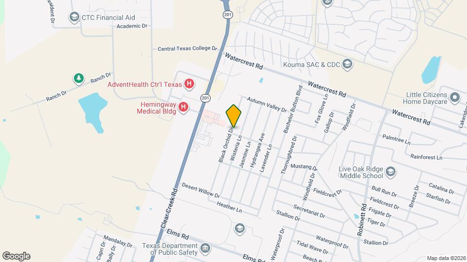 2606 Black Orchid Dr Map and Location Details