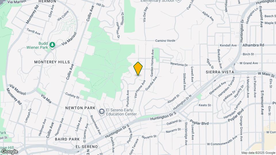 4210 1/2 Portola Ave Map and Location Details