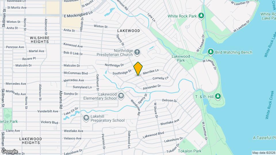 6842 Merrilee Ln Map and Location Details