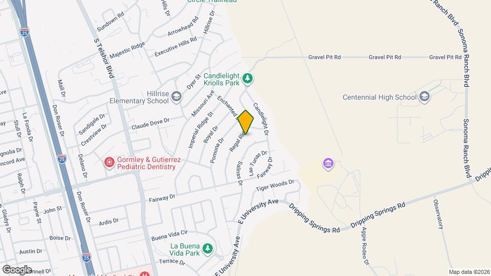 1719 Regal Ridge St Map and Location Details