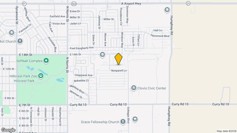 2621 Aldrich Rd Map and Location Details