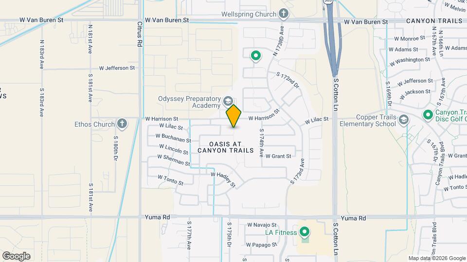 17512 W Buchanan St Map and Location Details