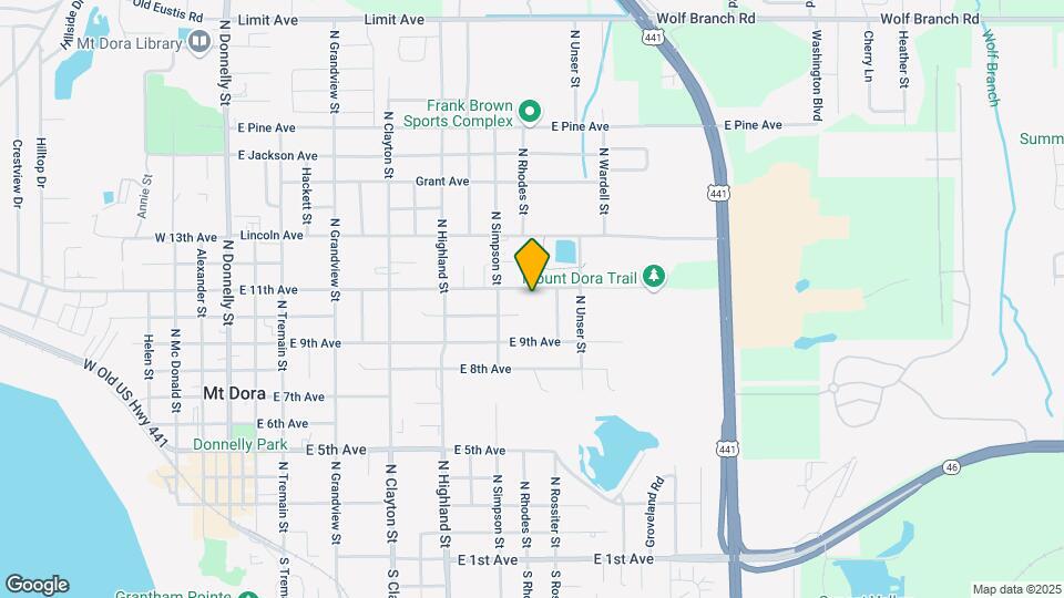1200 E 11th St Map and Location Details