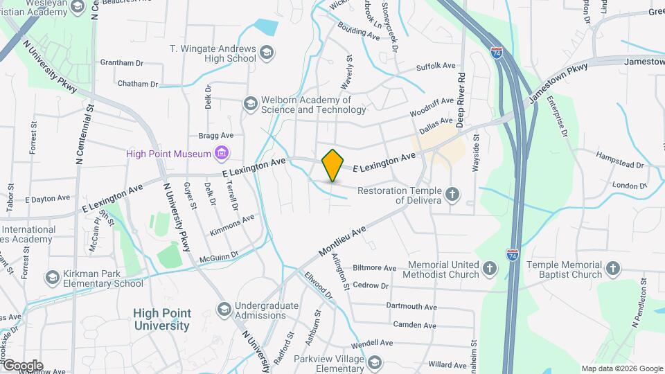 2400 Williams Ave Map and Location Details