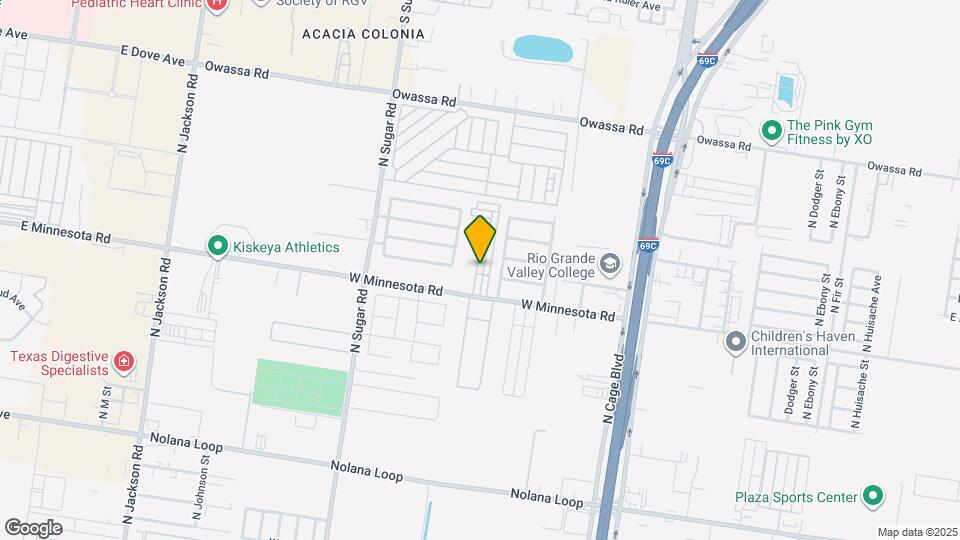 5317 N Crown Point Map and Location Details