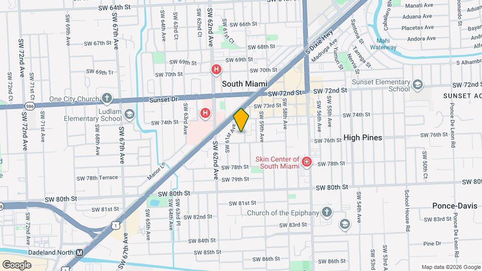 7520 SW 59th Pl Map and Location Details