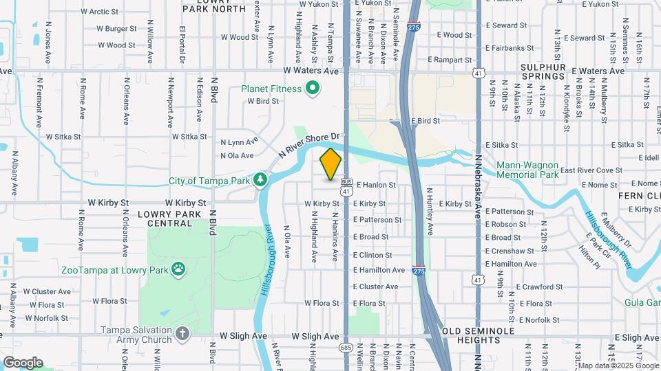 111 W Hanlon St Map and Location Details