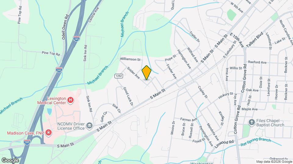 103 Snider Ave Map and Location Details