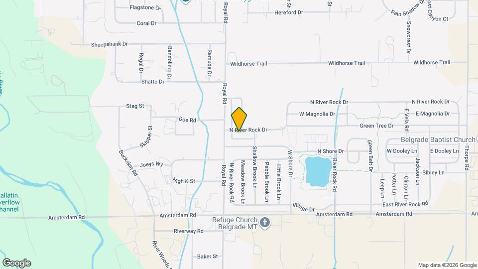 60 N River Rock Dr Map and Location Details