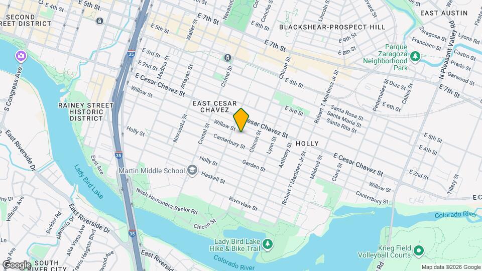 1709 Willow St Map and Location Details