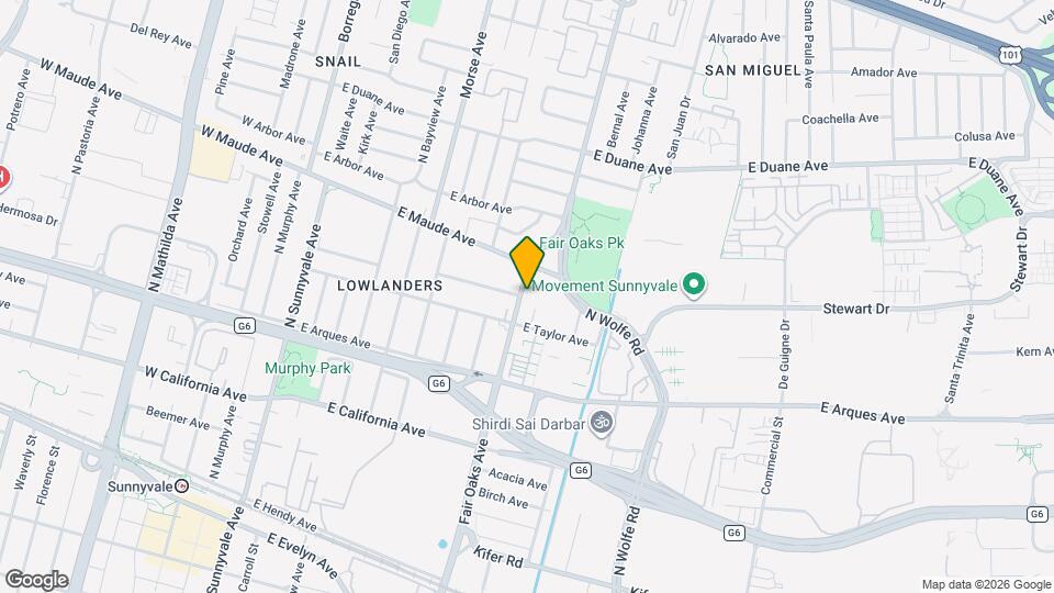 450 N Fair Oaks Ave Map and Location Details