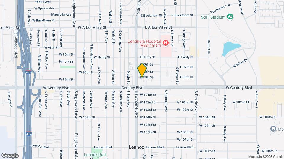 314 E 99th St Mapa y Detalles de la Ubicación