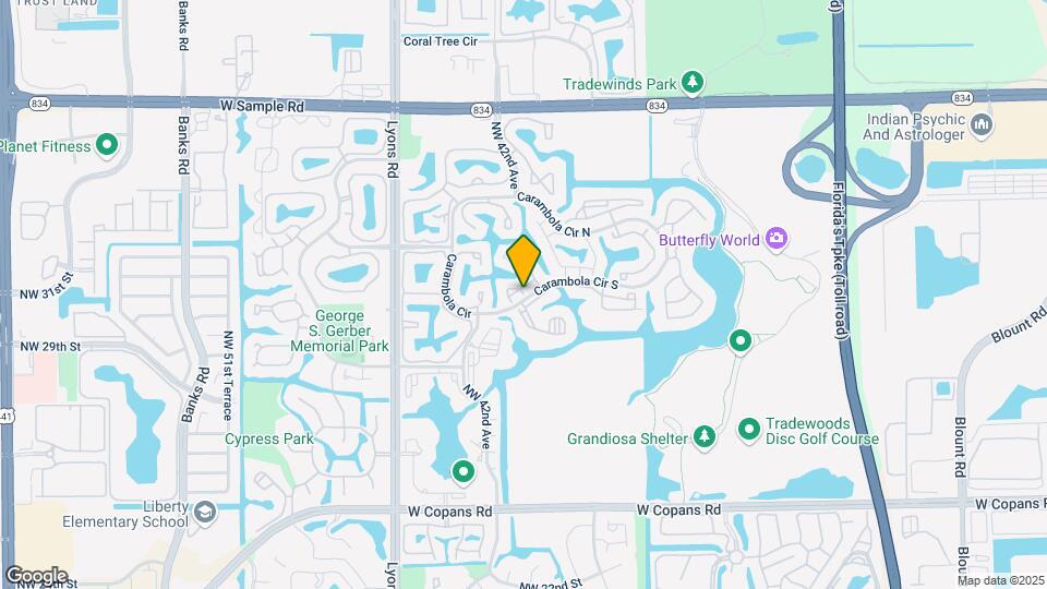 4459 Carambola Cir S Map and Location Details