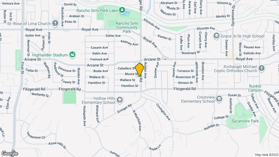 1069 Erringer Rd Map and Location Details