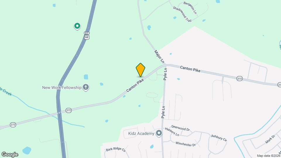 4540 Canton Pike Map and Location Details