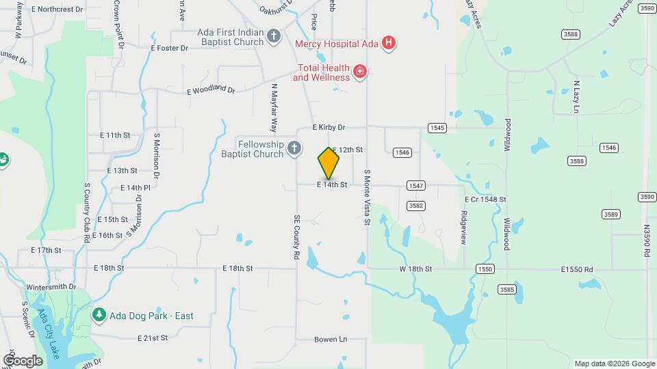 403 S Hillcrest St Map and Location Details