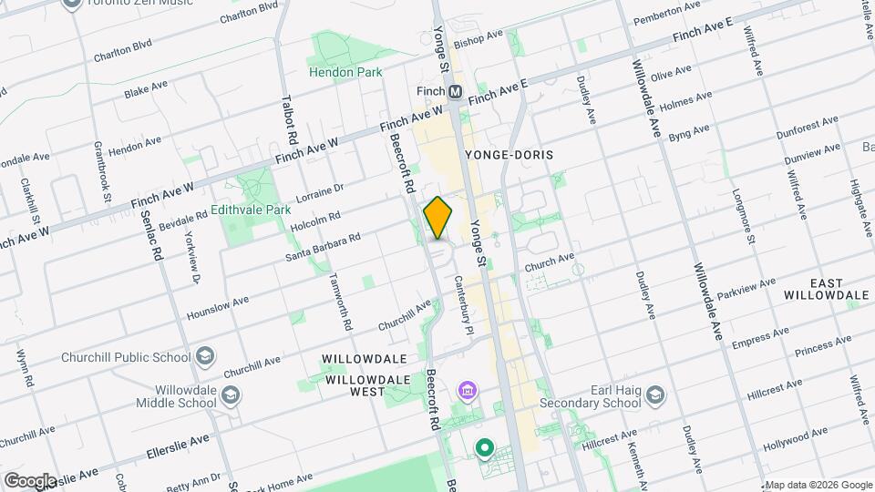 25 Hounslow Ave Map and Location Details