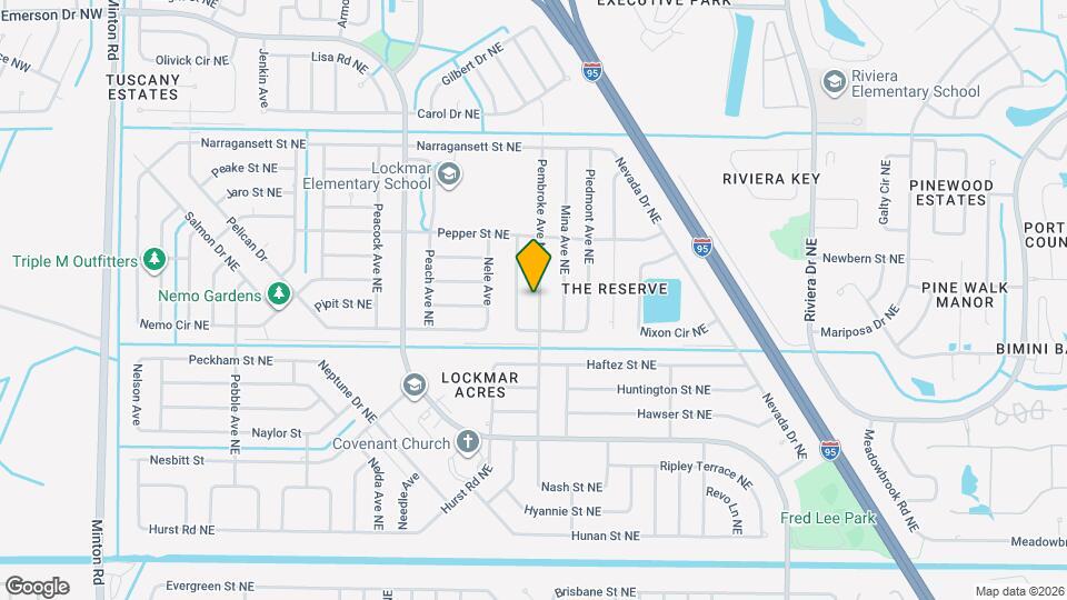 938 Pembroke Ave NE Map and Location Details