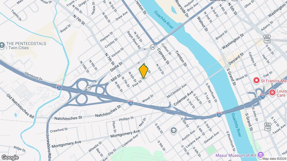 701 Pine St, Unit 701-3 Map and Location Details