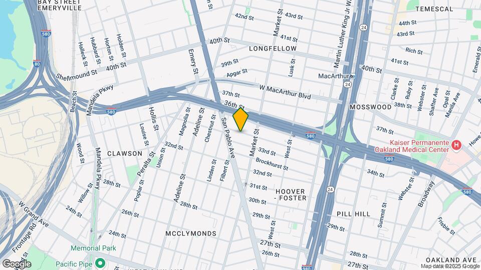 953 34th St Map and Location Details