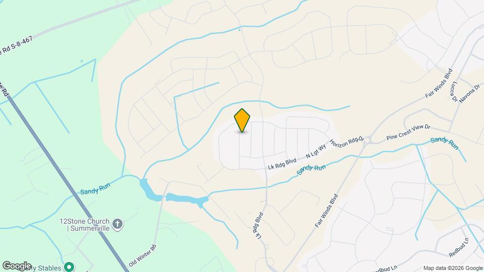 932 Woodside Creek Ln Map and Location Details