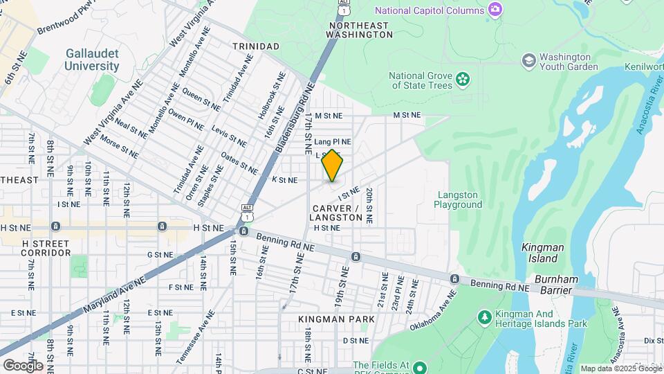 1801 Maryland Ave NE Map and Location Details
