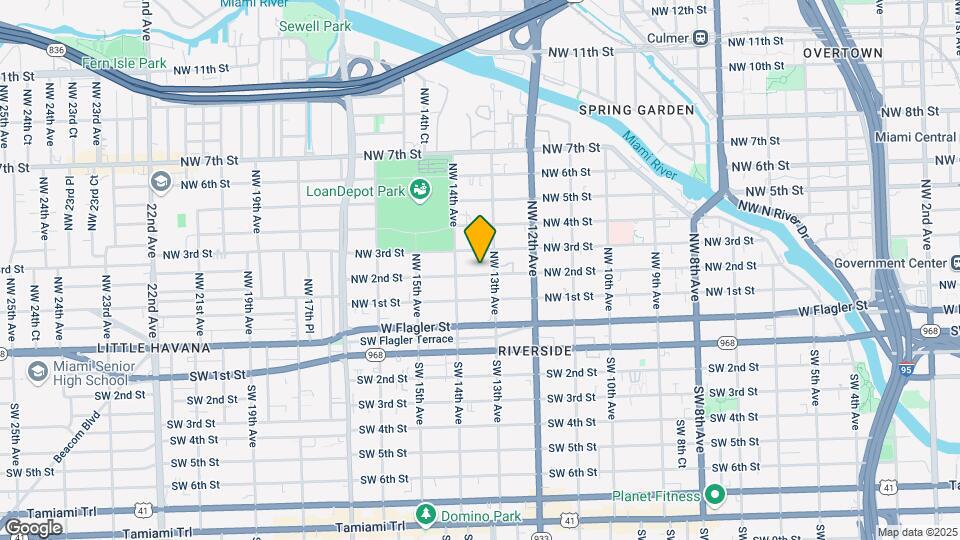 1327 NW 2nd St Mapa y Detalles de la Ubicación