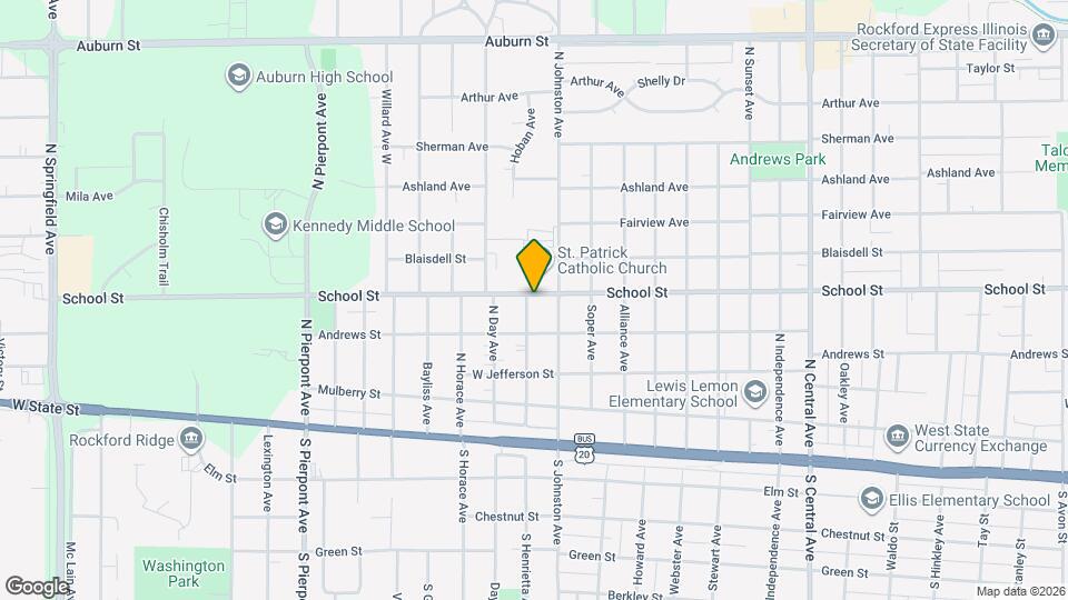 427 N Henrietta Ave Map and Location Details